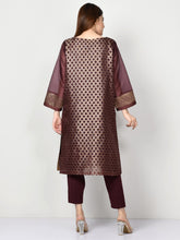 Load image into Gallery viewer, Embellished Organza Jacquard Shirt
