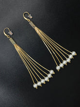 Load image into Gallery viewer, Long Pearl Earrings
