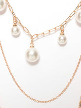 Load image into Gallery viewer, Pearl Chain Necklace
