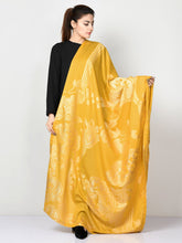 Load image into Gallery viewer, Jacquard Dupatta - Yellow
