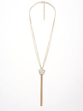 Load image into Gallery viewer, Diamante Flower Necklace
