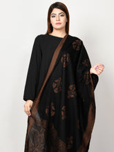 Load image into Gallery viewer, Jacquard Dupatta - Black
