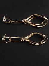 Load image into Gallery viewer, Twisted Metal Earrings
