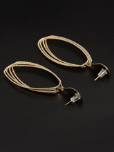 Load image into Gallery viewer, Multi Layered Oval Earrings

