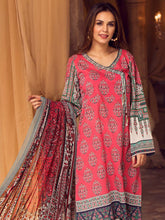 Load image into Gallery viewer, 3-Pc Slub Lawn Suit
