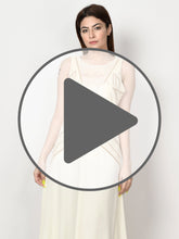 Load image into Gallery viewer, Sequin Embroidered Net Dress - Off White

